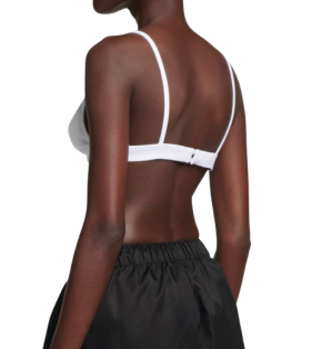 Prada White Cotton Bralette 2