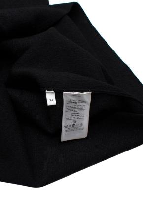 Bottega One Shoulder Black Midi Dress 7