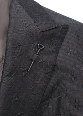Louis Vuitton Grey Staples Suit Jacket 7