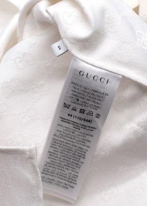 Gucci Linen Blend GG Canvas Short Sleeve Shirt - Instores Now 8