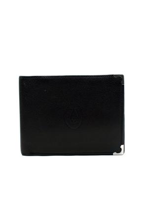 Cartier Black Leather 4-Credit Card Holder 6