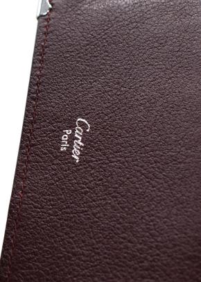 Cartier Black Leather 4-Credit Card Holder 8