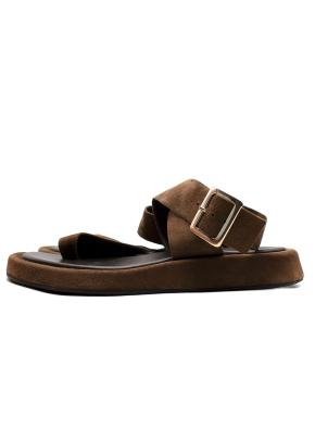 Gia/ RHW Khaki Suede Sandals 8