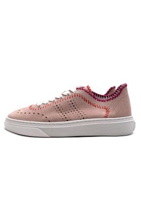 Hogan Dusky Pink Suede Trainers 4