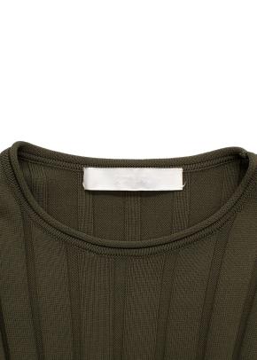 Dion Lee Khaki Cut-out Midi Bodycon Dress 6