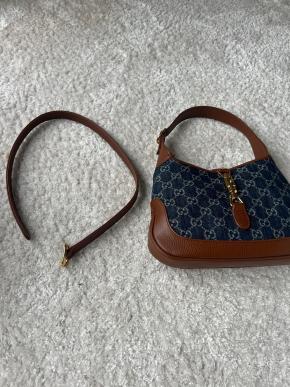 Gucci Medium Denim Jackie O Bag 11