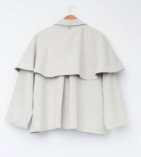 Ecru Japanese Denim Short Mac/Jacket 2