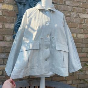 Ecru Japanese Denim Short Mac/Jacket 9