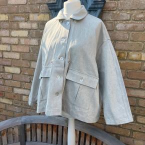Ecru Japanese Denim Short Mac/Jacket 10