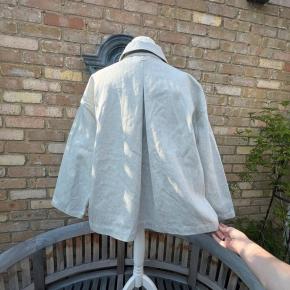 Ecru Japanese Denim Short Mac/Jacket 8