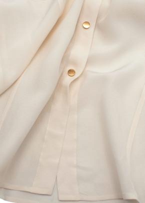 Tom Ford Cream Silk Crepe Shirt 6