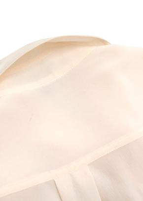 Tom Ford Cream Silk Crepe Shirt 10