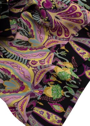 Etro Wide Leg Paisley Print Trousers 4