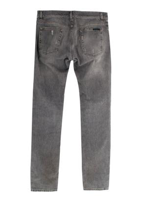 Dolce & Gabanna Distressed Grey Slim-Fit Jeans 2