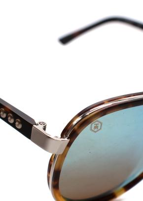 Taylor Morris Tortoiseshell Polarised Aviator Sunglasses 8