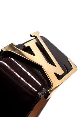 Louis Vuitton Amarante Patent Leather Belt 75 5
