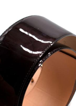 Louis Vuitton Amarante Patent Leather Belt 75 3