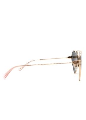 Gucci Gold-tone Heart-Shaped Sunglasses with Grey Lenses 3