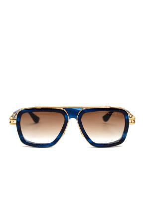 Dita Blue and Gold Metal Sunglasses 4