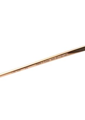 Gentle Monster Gold Metal Aviator Sunglasses 4