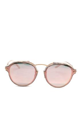 Dior Eclat Grey Marble Frame & Pink Tint Sunglasses 3