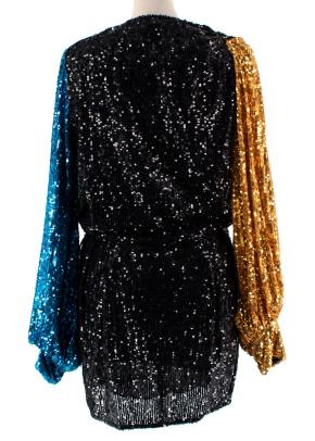 Attico  Sequin Long Sleeve Dress 7
