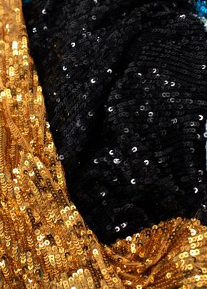 Attico  Sequin Long Sleeve Dress 9