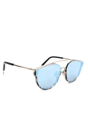 Gentle Monster Blue Mirror Cat-Eye Sunglasses 5