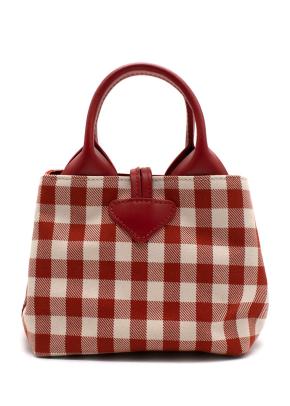 Longchamp Le Roseau XS Handbag Bark Canvas 2