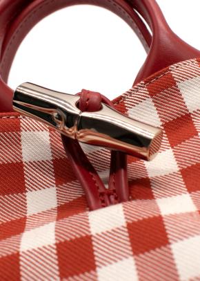 Longchamp Le Roseau XS Handbag Bark Canvas 6