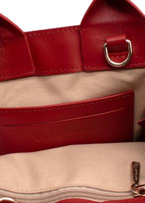 Longchamp Le Roseau XS Handbag Bark Canvas 10
