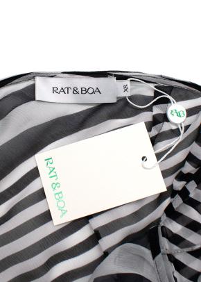 Rat & Boa Eboni Top and Skirt  in Black and White 10