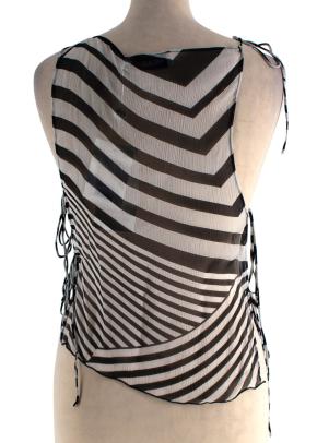 Rat & Boa Eboni Top and Skirt  in Black and White 3