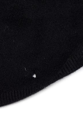 Reformation Ilaria Black Cashmere Dress 8