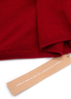 Reformation Ilaria Cashmere Dress in Crimson 6