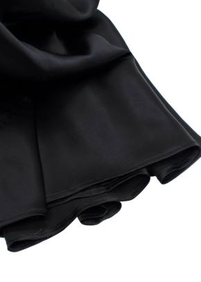 Reformation Casette Silk Dress in Black 7