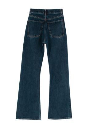 Chloe Indigo Wash Flared Denim Jeans 2