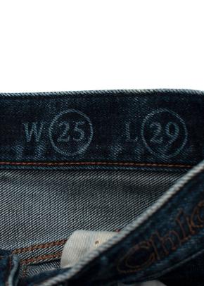 Chloe Indigo Wash Flared Denim Jeans 5