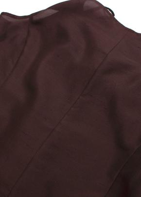 Soeur Paris Gigi Silk Dress in Prune 4