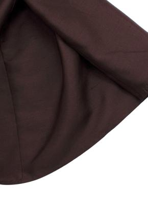 Soeur Paris Gigi Silk Dress in Prune 7