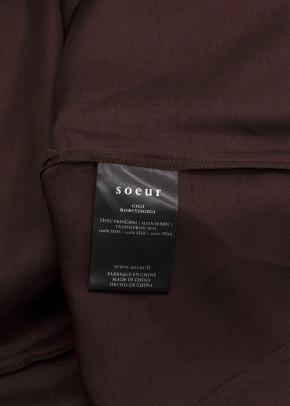 Soeur Paris Gigi Silk Dress in Prune 9