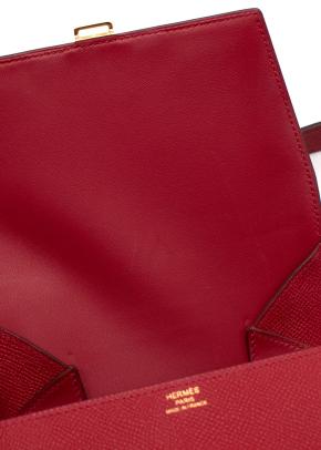 Hermes Della Rouge Piment Epsom Cavalleria mini bag 13