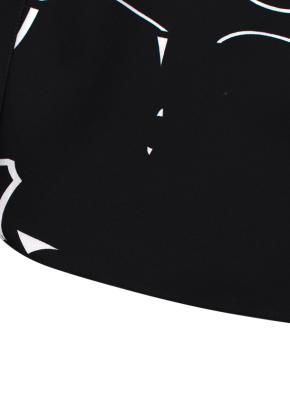 Hermes Black And White Belted Silk Dress Tunic 9