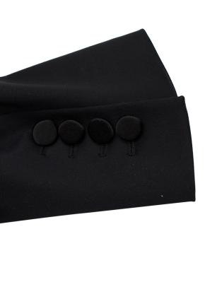 Burberry Wool Single Button Black Blazer 6