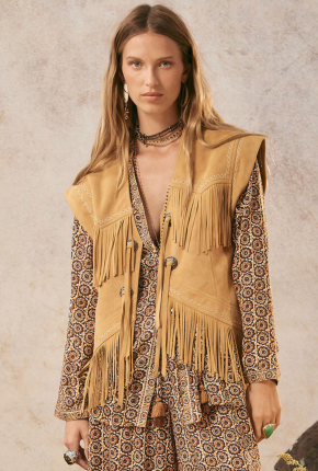 Spell Fearless Heart Suede Fringe Vest 2