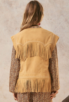 Spell Fearless Heart Suede Fringe Vest 3