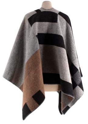 Burberry Monogram Wool/Cashmere Jaquard Cape 2