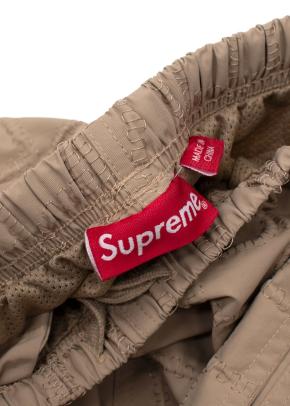 Supreme Repeat Stitch Track Pant in Tan 3