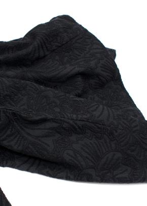 Mara Hoffman Embroidered Black Midi Skirt 7