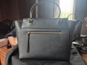 Celine Large Black Mini Leather Belt Bag 3